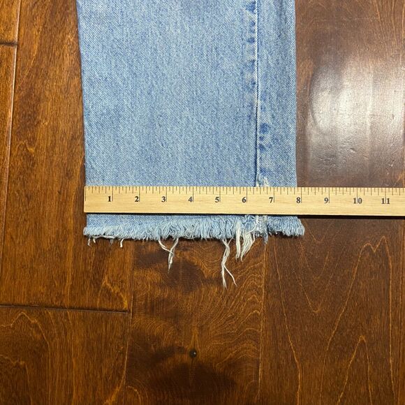 Levi's 505 Regular Orange Tab Vtg 1995 Light Blue Denim Jeans Men's 34W x 32L - Picture 10 of 10